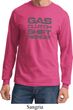 Gas Clutch Shift Repeat Grey Print Long Sleeve Shirt