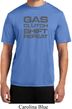 Gas Clutch Shift Repeat Grey Print Mens Moisture Wicking Shirt