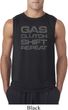 Gas Clutch Shift Repeat Grey Print Mens Sleeveless Shirt