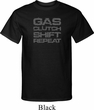 Gas Clutch Shift Repeat Grey Print Mens Tall Shirt