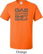 Gas Clutch Shift Repeat Grey Print Mens Tall Shirt