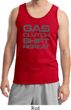 Gas Clutch Shift Repeat Grey Print Mens Tank Top