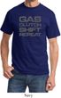 Gas Clutch Shift Repeat Grey Print Shirt
