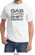 Gas Clutch Shift Repeat Grey Print Shirt