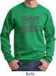 Gas Clutch Shift Repeat Grey Print Sweatshirt