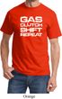 Gas Clutch Shift Repeat White Print Shirt