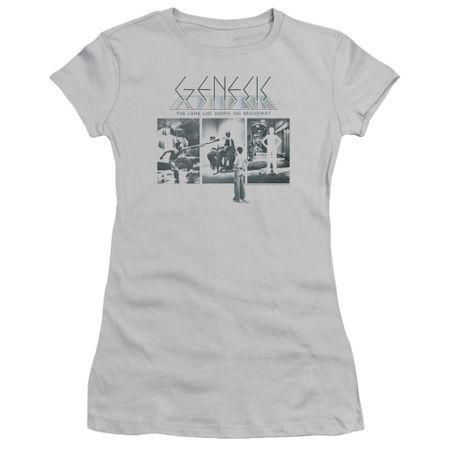 Genesis Juniors Shirt The Lamb Down On Broadway Silver T-Shirt