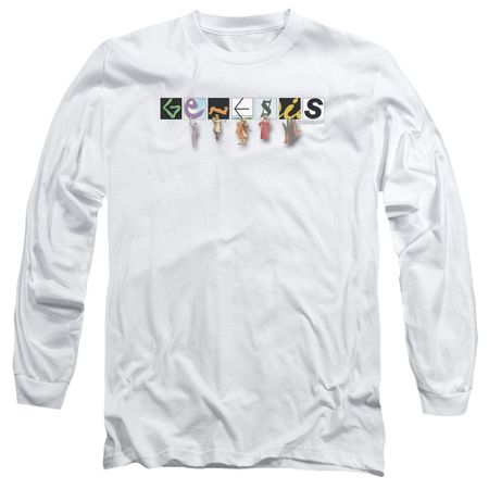 Genesis Long Sleeve Shirt New Logo White Tee T-Shirt