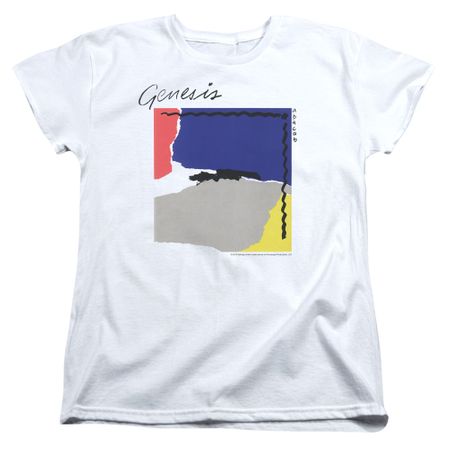 Genesis Womens Shirt Abacab White T-Shirt
