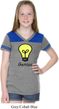 Genius Light Bulb Girls Football Shirt