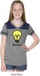 Genius Light Bulb Girls Football Shirt
