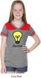 Genius Light Bulb Girls Football Shirt