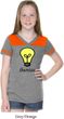 Genius Light Bulb Girls Football Shirt