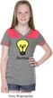 Genius Light Bulb Girls Football Shirt