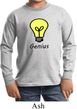 Genius Light Bulb Kids Long Sleeve Shirt