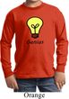 Genius Light Bulb Kids Long Sleeve Shirt