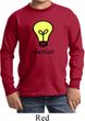 Genius Light Bulb Kids Long Sleeve Shirt