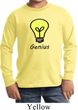 Genius Light Bulb Kids Long Sleeve Shirt
