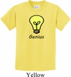 Genius Light Bulb Kids Shirt