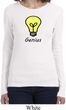 Genius Light Bulb Ladies Long Sleeve Shirt