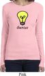 Genius Light Bulb Ladies Long Sleeve Shirt