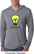 Genius Light Bulb Lightweight Hoodie Shirt