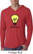 Genius Light Bulb Lightweight Hoodie Shirt