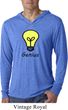Genius Light Bulb Lightweight Hoodie Shirt