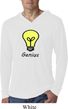 Genius Light Bulb Lightweight Hoodie Shirt