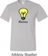 Genius Light Bulb Mens Tall Shirt