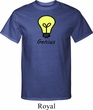 Genius Light Bulb Mens Tall Shirt