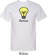 Genius Light Bulb Mens Tall Shirt