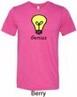 Genius Light Bulb Mens Tri Blend Crewneck Shirt