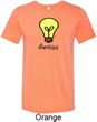 Genius Light Bulb Mens Tri Blend Crewneck Shirt