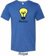Genius Light Bulb Mens Tri Blend Crewneck Shirt