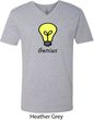 Genius Light Bulb Mens V-Neck Shirt