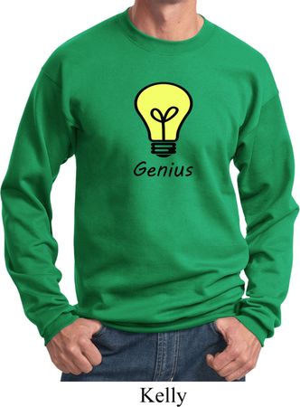 Genius Light Bulb Sweatshirt