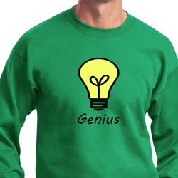 Genius Light Bulb Sweatshirt