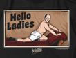 George Costanza Hello Ladies Seinfeld T-shirt - Black