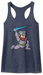 Ghost'N Goblins Juniors Tank Top Arthur Navy Blue Racerback
