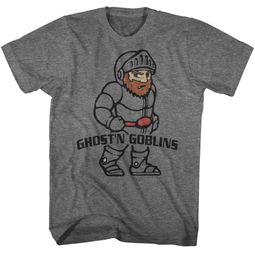 Ghost'N Goblins Shirt Arthur Athletic Heather T-Shirt