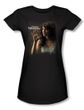 Ghost Whisperer Juniors T-shirt Ethereal Girly Black Tee