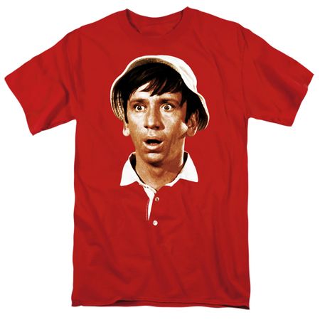 Gilligan's Island FACE Adult Unisex T-shirt - Red