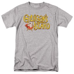 Gilligan's Island LOGO Adult Retro TV T-shirt - Heather Gray Gilligan's Island LOGO Adult Retro TV T-shirt - Heather Gray