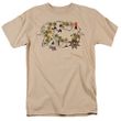 Gilligan's Island MAP Retro TV Adult T-shirt - Sand