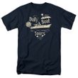 Gilligan's Island SS Minnow Retro TV Adult T-shirt - Navy Blue
