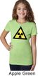 Girls Fallout Shirt Radioactive Triangle Tee T-Shirt