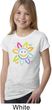 Girls Flower Shirt Sunflower Burnout Tee T-Shirt