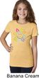 Girls Flower Shirt Sunflower Tee T-Shirt