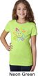 Girls Flower Shirt Sunflower Tee T-Shirt